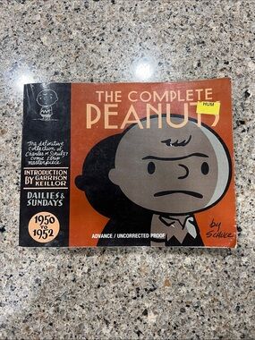 The Complete Peanuts (1950-1952) Advance Proof - snoopy Charley brown z22